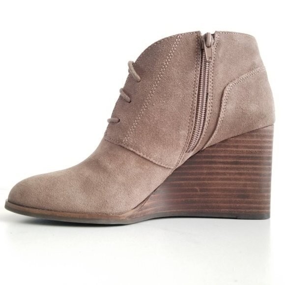 NEW Lucky brand shylow bootie lace up ankle boots - Picture 3 of 7